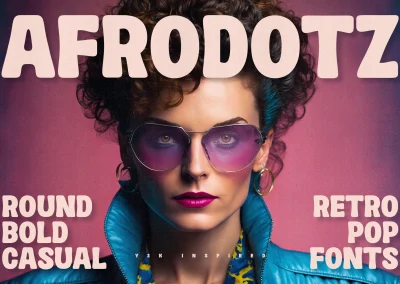 Afrodotz – Bold Retro Pop Fonts
