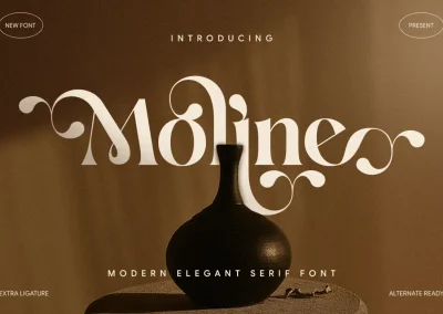 Moline – Feminine Elegant Serif Font