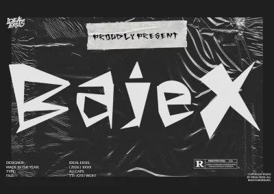 Bajex – Typeface