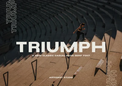 Triumph – Sans Serif Wide Font