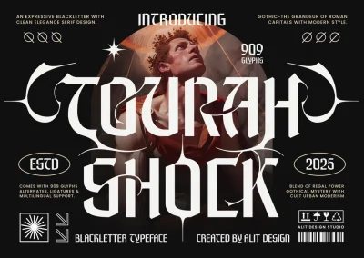 Tourah Shock Typeface