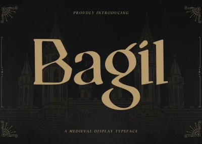 Bagil – Medieval Display Typeface