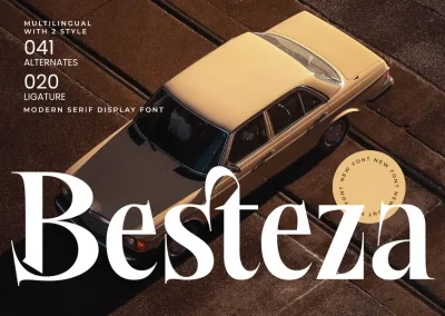 Besteza – Modern Serif Display Font