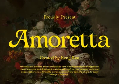 Amoretta – A Timeless Elegant Serif Font