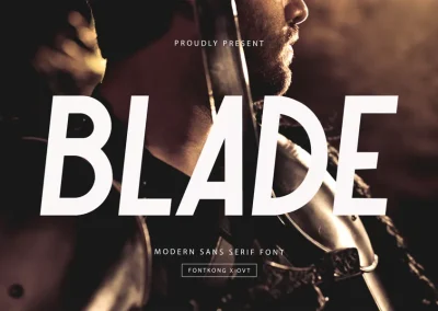 Blade – Modern Sans Serif Font