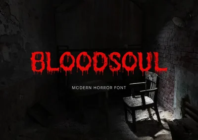 Bloodsoul – A Modern Horror Font