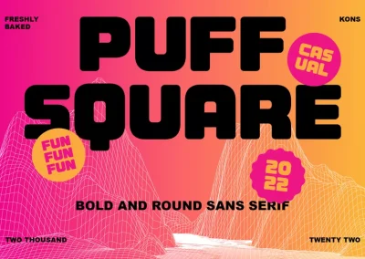 Puff Square Casual Fun