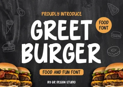Greet Burger Food