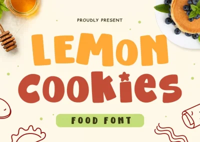 Food Lemon Cookies