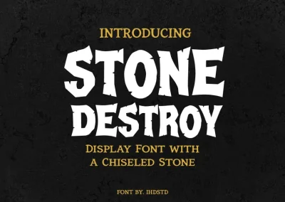 Stone Destroy With Chiseled Stone