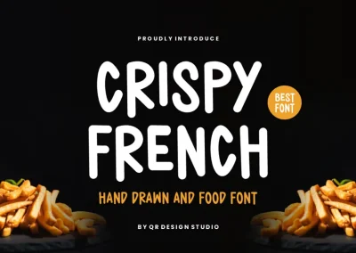 Crispy French Hand Drawn Food