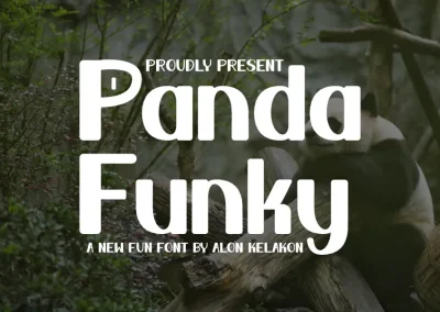 Panda Funky Funny Cute