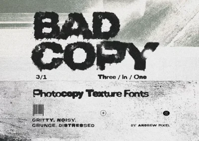 Bad Copy Grunge Photocopy
