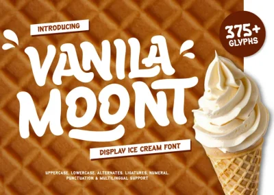 Vanila Moont Ice Cream